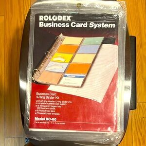 ROLODEX. Buisiness Card System.